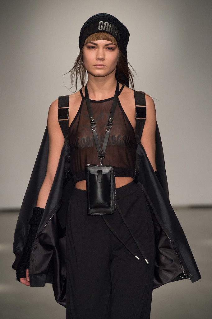 MILAN, ITALY - FEBRUARY 24: Designer Sergei Grinko acknowledges the audience at the end of the Grinko show during Milan Fashion Week Fall/Winter 2016/17 on February 24, 2016 in Milan, Italy. (Photo by Tullio M. Puglia/Getty Images for Grinko)